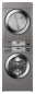 Preview: LG GIANT Waschsalonwaschmaschine und Waschsalonrockner als TURM - LP - 10kg