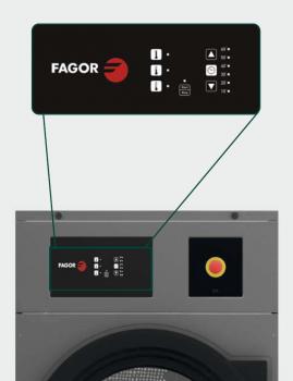 FAGOR Industrietrockner Economic Line SC-18 M-G Abluft - 18kg