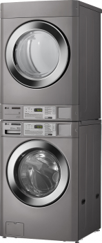 LG GIANT WM10 - gewerbliche Waschmaschine und Ablufttrockner als TURM - LP - 10kg