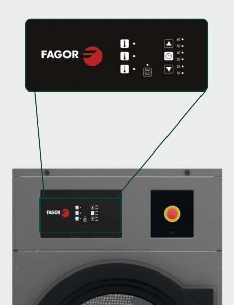 FAGOR Industrietrockner Economic Line SC-18 M-E Abluft - 18kg