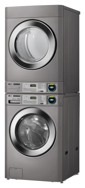 LG TITAN Waschsalonwaschmaschine und Waschsalonrockner als TURM - LP - 16kg
